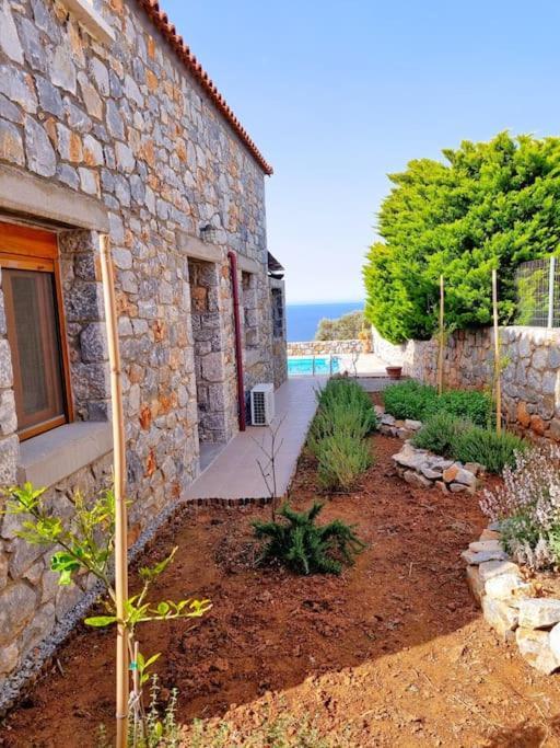 Villa Mavri Ruhige Private Pool Villa, Meerblick Agia Paraskevi  Luaran gambar