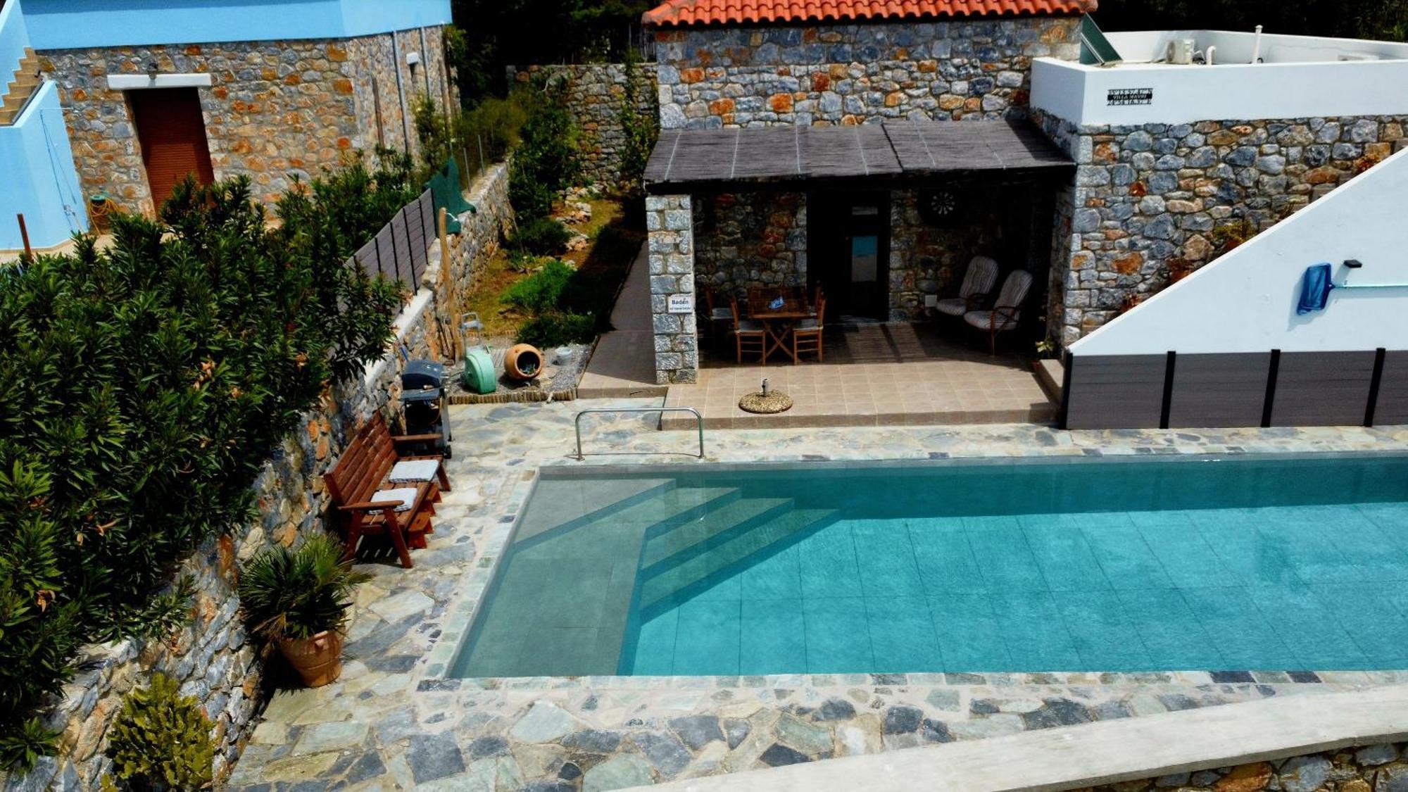 Villa Mavri Ruhige Private Pool Villa, Meerblick Agia Paraskevi  Luaran gambar