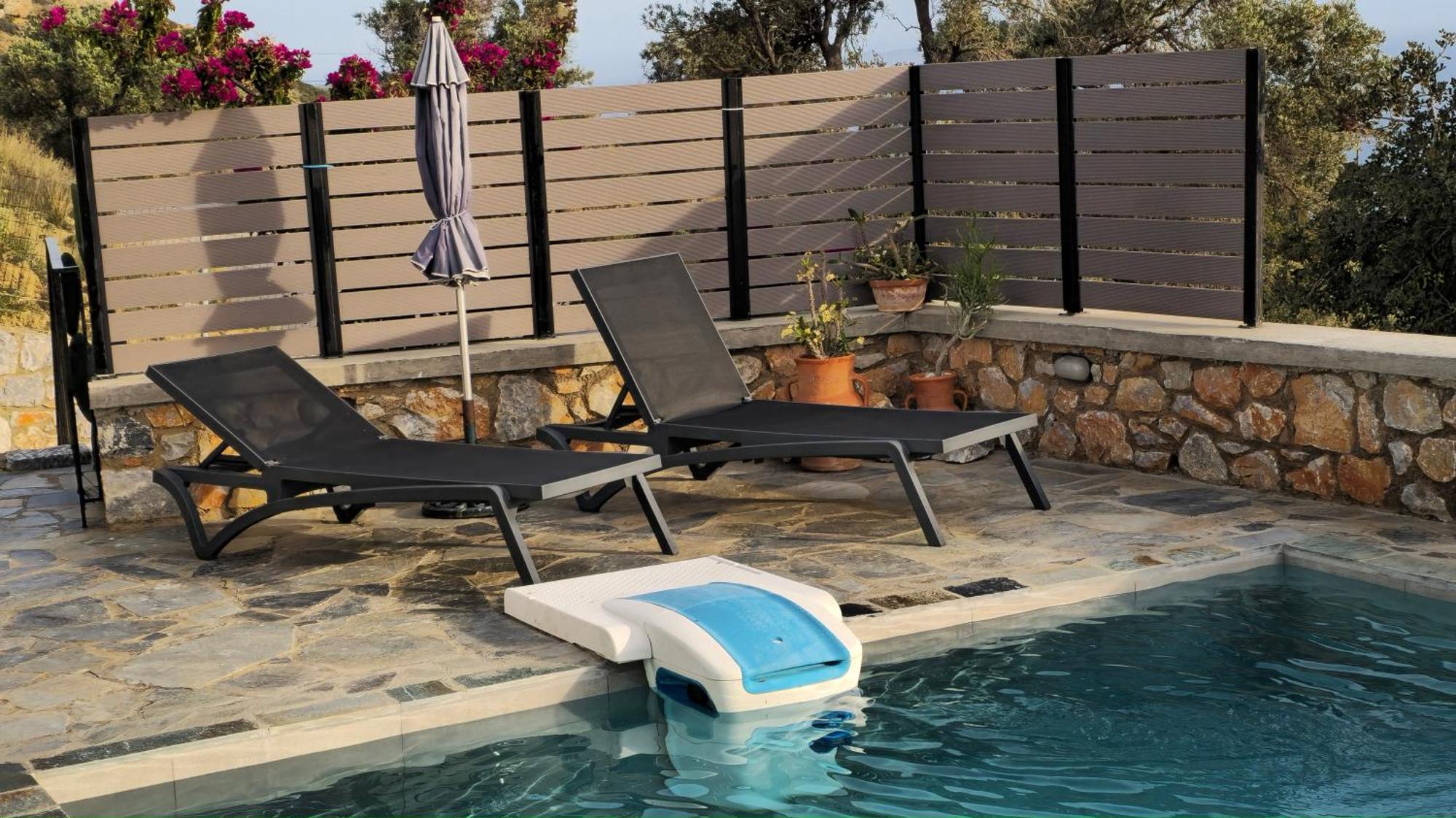 Villa Mavri Ruhige Private Pool Villa, Meerblick Agia Paraskevi  Luaran gambar